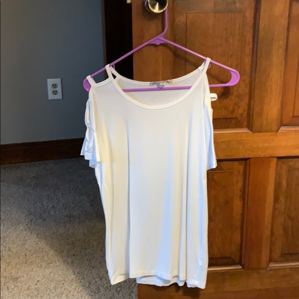 Cold shoulder t-shirt